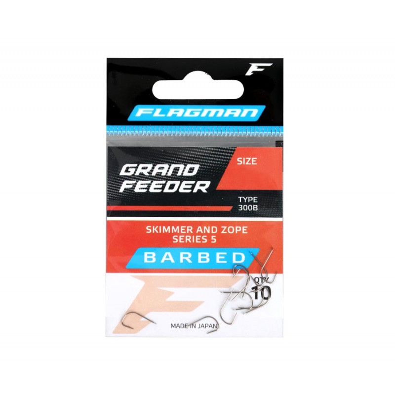 Набор крючков рыболовных Flagman Fishing Grand Feeder Skimmer And Zope Series 5 / 300B-18 — фото 2