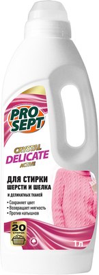 

Гель для стирки, Жидкое моющее средство Delicate для шерсти, шелка и дел. тканей