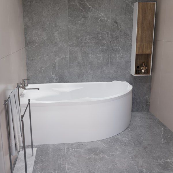 Купить Ванна акриловая Lauter Geneva 170x105 / 2103170L в Бобруйске