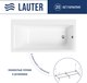 Ванна акриловая Lauter Seraphina 170x80 / 2112170R (с каркасом) - 