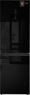 

Холодильник с морозильником, WRK 185 Total NoFrost Inverter Black Glass