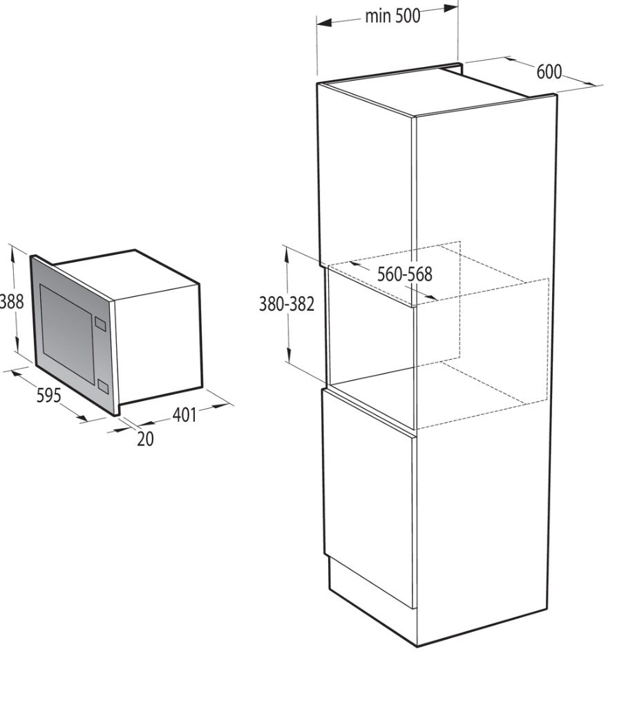 Микроволновая печь Gorenje BM251SG2WG / XY925Z