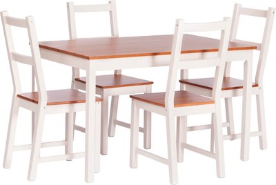 Обеденная группа Tetchair Sonata Dining Set (антик/белый) - 