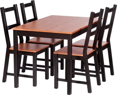 Обеденная группа Tetchair Sonata Dining Set (антик/черный) - 