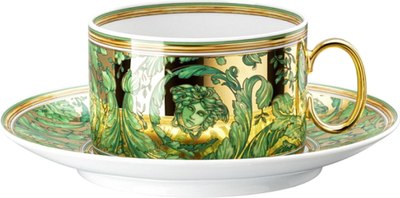 

Чашка с блюдцем, Medusa Garland Green / 19335-409959-14640