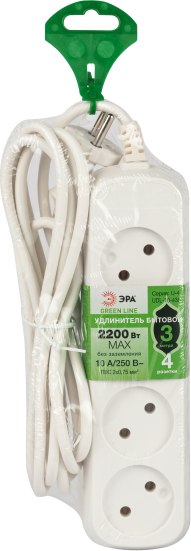 Удлинитель ЭРА Greenline UDL-10-430 / Б0065050
