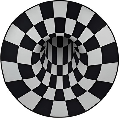 Коврик грязезащитный VORTEX Velur D 80см Воронка 3D / 24400 - 