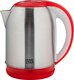 Электрочайник HomeStar HS-1054 / 106466 (стальной/красный) - 