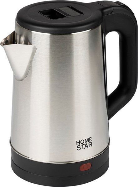 Электрочайник HomeStar HS-1041 / 105220 (стальной/черный)
