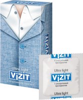 Презервативы Vizit Ultra light №12 ультратонкие (12шт) - 