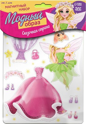 

Развивающий игровой набор, Магнитный. Одень куклу. Волшебный мир / 2738645