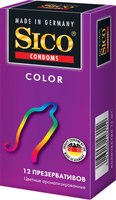 Презервативы Sico №12 Color ароматизированные (12шт) - 