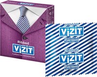 Презервативы Vizit Ribbed №3 (3шт) - 