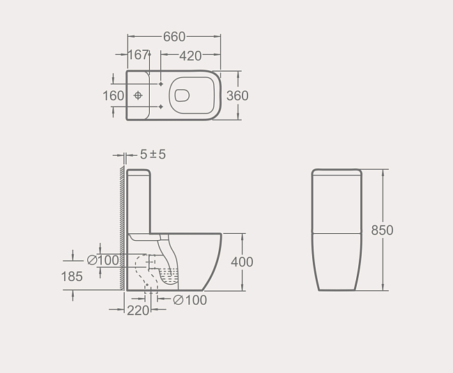 Унитаз напольный Maxonor Pure Life Futuro PL-TOC-R02-18