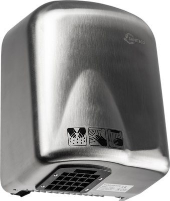 Сушилка для рук Saniteco M-165S (1650W, матовый) - 