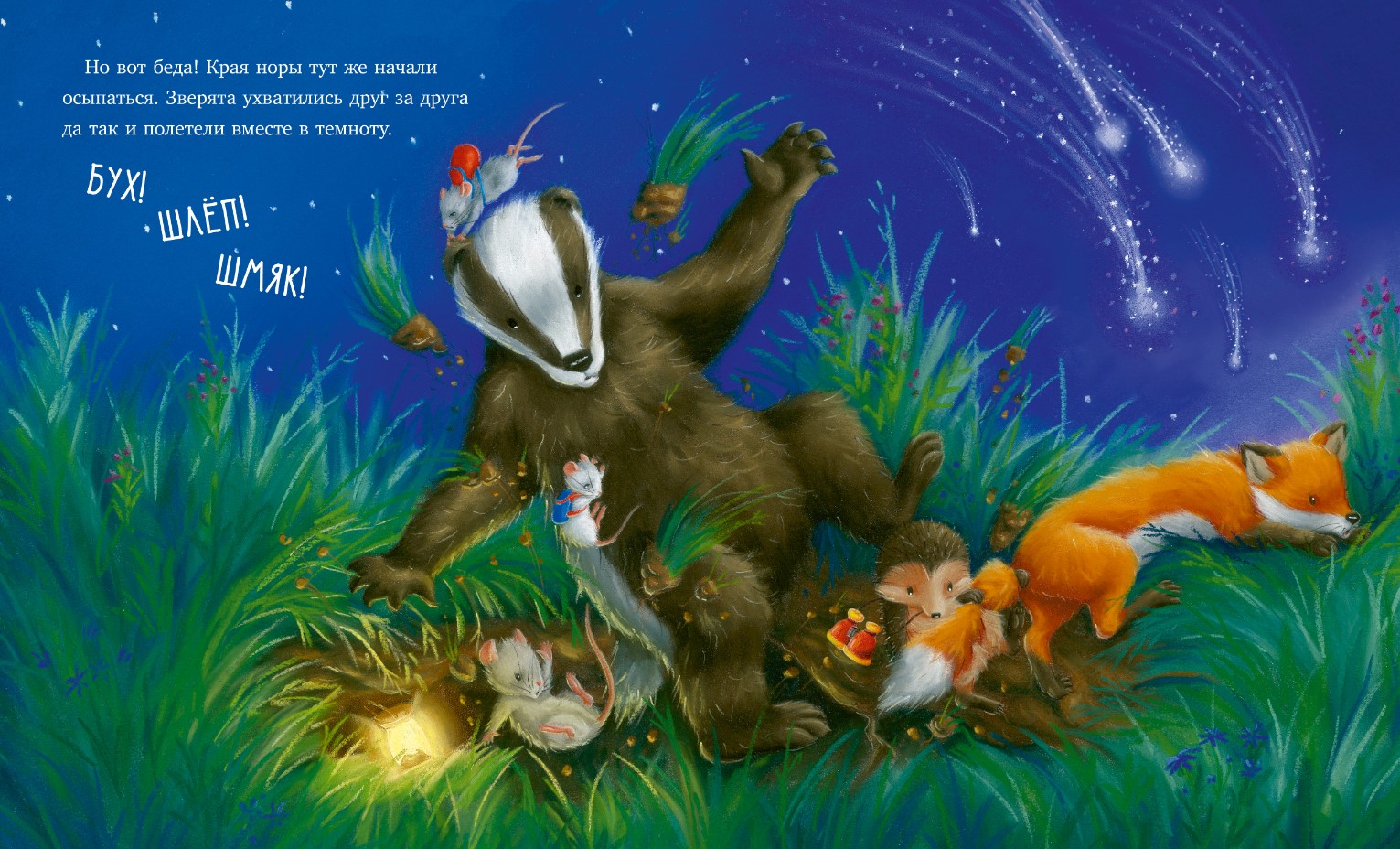 Художественная книга CLEVER Приключения Ежульки. Самая звездная ночь мягкая обложка (Батлер Кристина) — фото 6