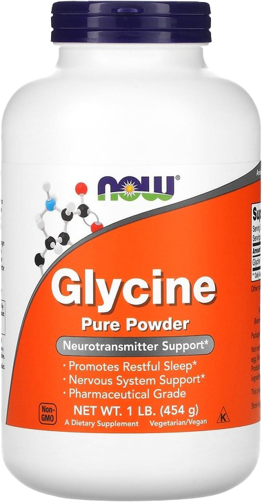 Глицин NOW Foods Glycine Pure Powder