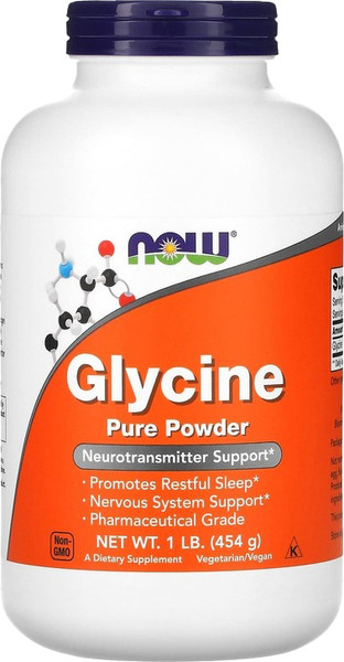 Глицин NOW Foods Glycine Pure Powder