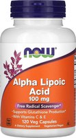 Жирные кислоты NOW Foods Alpha Lipoic Acid 100mg (120капсул) - 