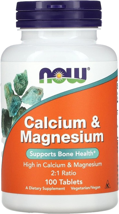 Мультиминеральный комплекс NOW Calcium Magnesium 500/250mg