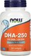 Жирные кислоты NOW Omega DHA-250 75% (120капсул) - 