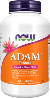 Витаминно-минеральный комплекс NOW ADAM Men's Multi (120таблеток) - 