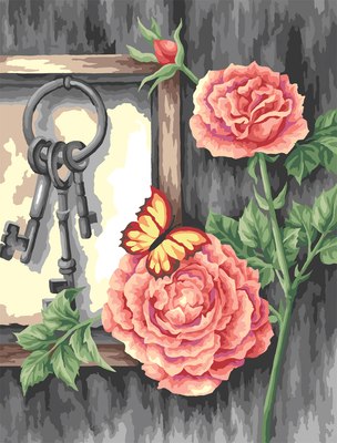 

Картина по номерам, Ключи / КХ3040_53868