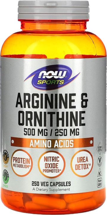 Комплексные аминокислоты NOW Arginine Ornithine