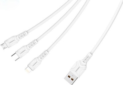 

Кабель, D05E 3в1 Lightning+Micro+Type-C