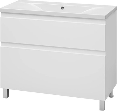 

Тумба с умывальником, Лаки 100 / П-Лак-01100-0112Я+RCW-1403100WH