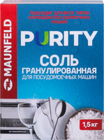 Соль для посудомоечных машин Maunfeld Purity MDS1500G (1.5кг) - 