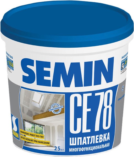 Шпатлевка готовая Semin CE 78 универсальная полимерная