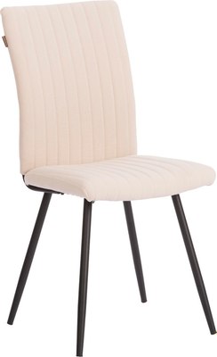Стул Tetchair Monte Carlo флок (молочный/черный) - 
