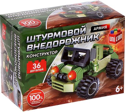 

Конструктор, Армия. Штурмовой внедорожник 22902-3 / 9395871