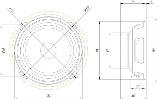 Среднечастотная АС ORIS Electronics FT-55