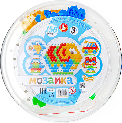 

Развивающая игра, Мозаика круглая Слоник / 02192