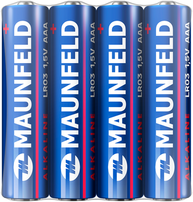 Комплект батареек Maunfeld Alkaline ААА LR03 / MBLR03-SR40 (4шт) - 