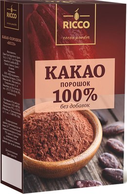 Какао-порошок Ricco без ванилина (100г) - 