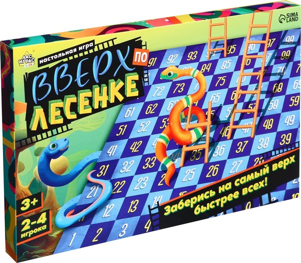 Настольная игра Лас Играс Kids. Вверх по лесенке / 9622453