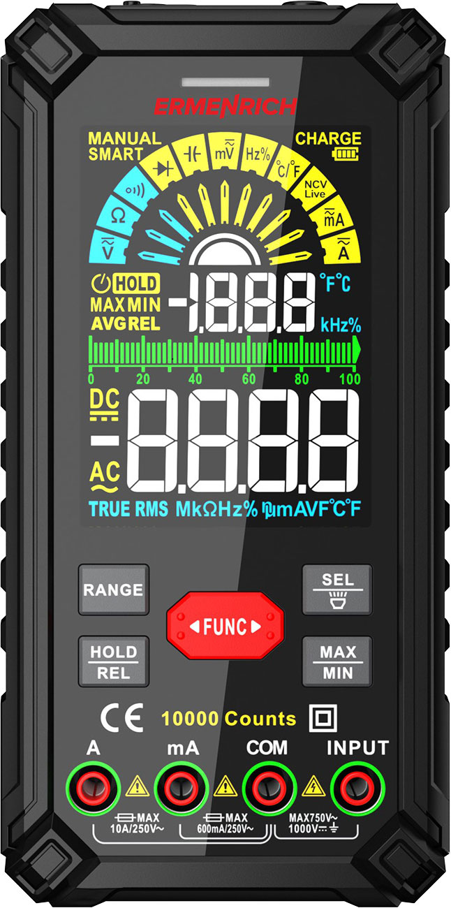 Мультиметр цифровой Ermenrich Zing TC40 / 82992