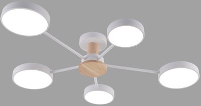 

Потолочный светильник, MH-3286/5 WH+WOOD
