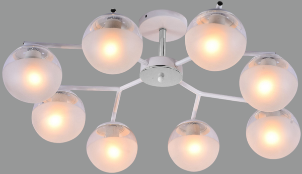 Потолочный светильник Mirastyle MH-10142/8 WH+CR