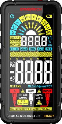 Мультиметр цифровой Ermenrich Zing TC33 / 82990 - 