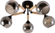 Люстра Mirastyle MH-1570B/5 BK+FGD+WOOD - 