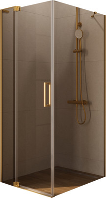 

Душевой уголок, SLIDER-AH-1-90-90/100-BR-BORO