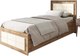 Односпальная кровать EcoWood Лозанна 90x200 / ECO.001.00071.90-200.376WML/1015 - 
