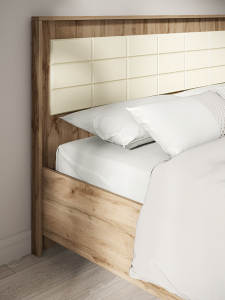 Купить Полуторная кровать EcoWood Лозанна 140x200 / ECO.001.00071.140-200.376WML/1015 в Бобруйске