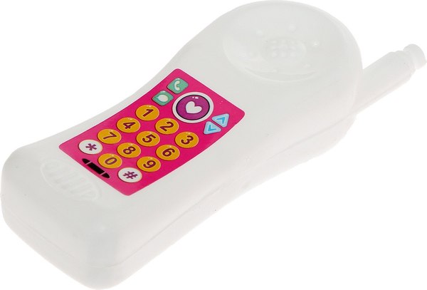 Развивающая игрушка Zabiaka Телефончик. Маленькая леди JH160D / 3217443 (розовый)