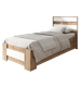 Односпальная кровать EcoWood Ивдель 90x200 / ECO.001.00069.90-200.376WML/101SE - 