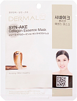 Маска для лица тканевая Dermal Syn-Ake Collagen Essence Mask (23г) - 
